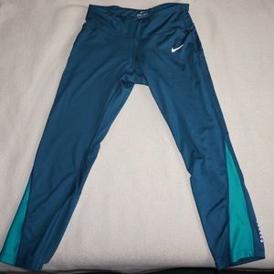 Turquoise mid length spandex